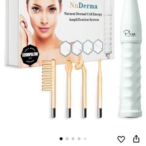 NuDerma High FREQUENCY Skincare Tool Set with Professional Attachments